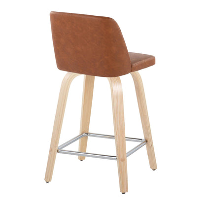 Majestic Office Furniture 24" Fixed-Height Counter Stool - Set of 2