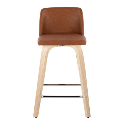 Majestic Office Furniture 24" Fixed-Height Counter Stool - Set of 2
