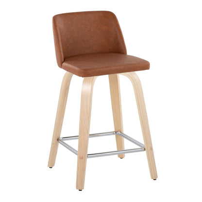 Majestic Office Furniture 24" Fixed-Height Counter Stool - Set of 2