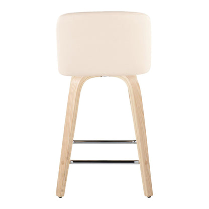 Majestic Office Furniture 24" Fixed-Height Counter Stool - Set of 2
