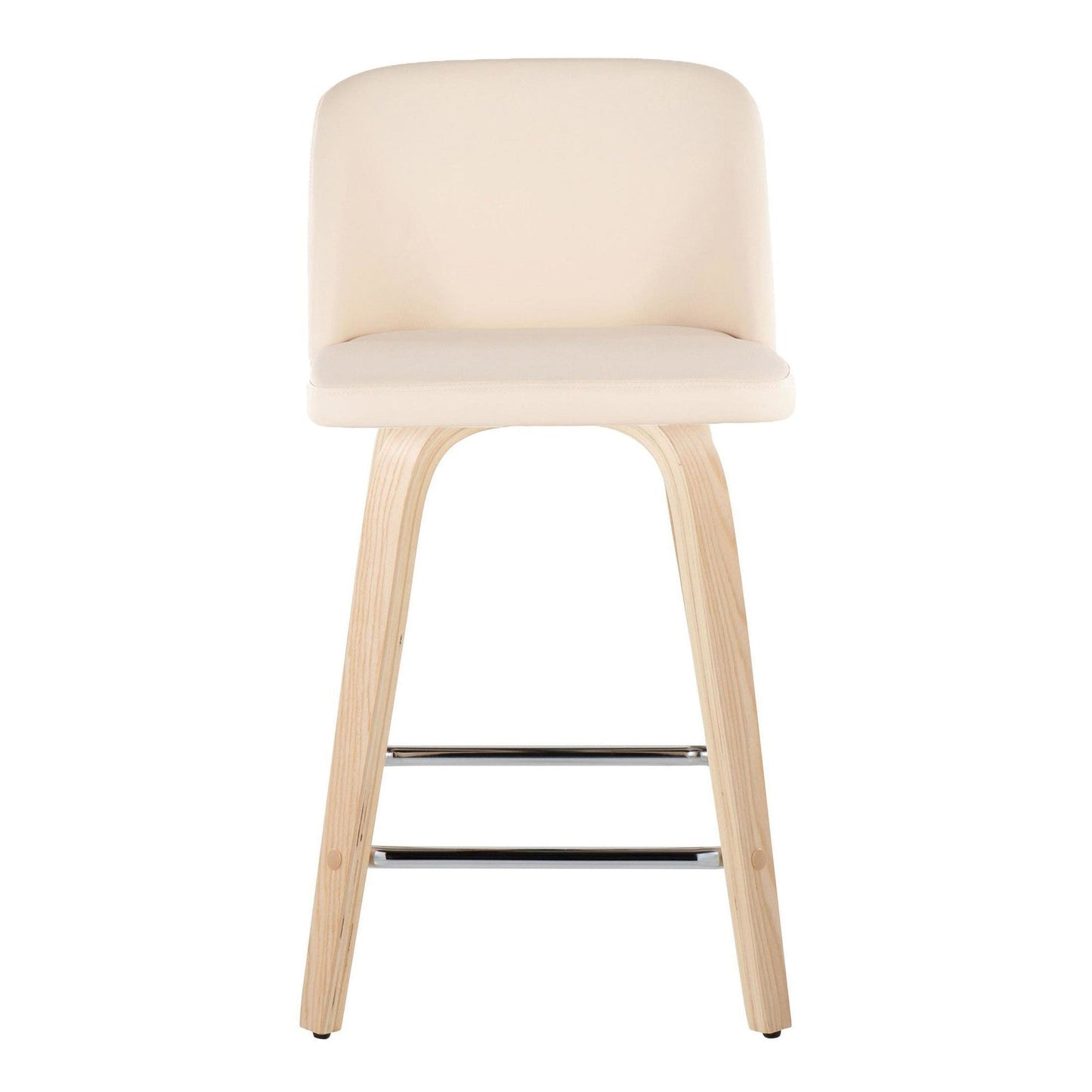 Majestic Office Furniture 24" Fixed-Height Counter Stool - Set of 2
