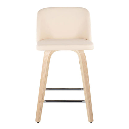 Majestic Office Furniture 24" Fixed-Height Counter Stool - Set of 2