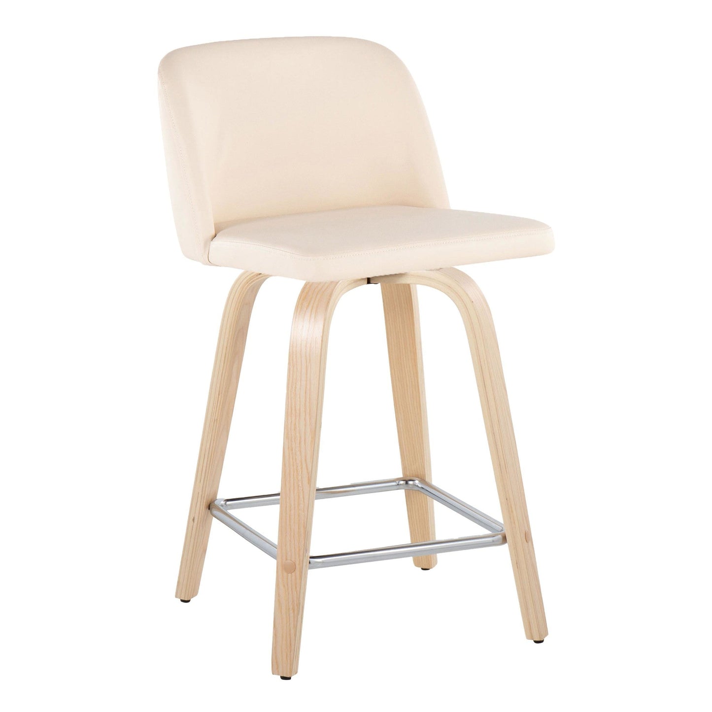 Majestic Office Furniture 24" Fixed-Height Counter Stool - Set of 2