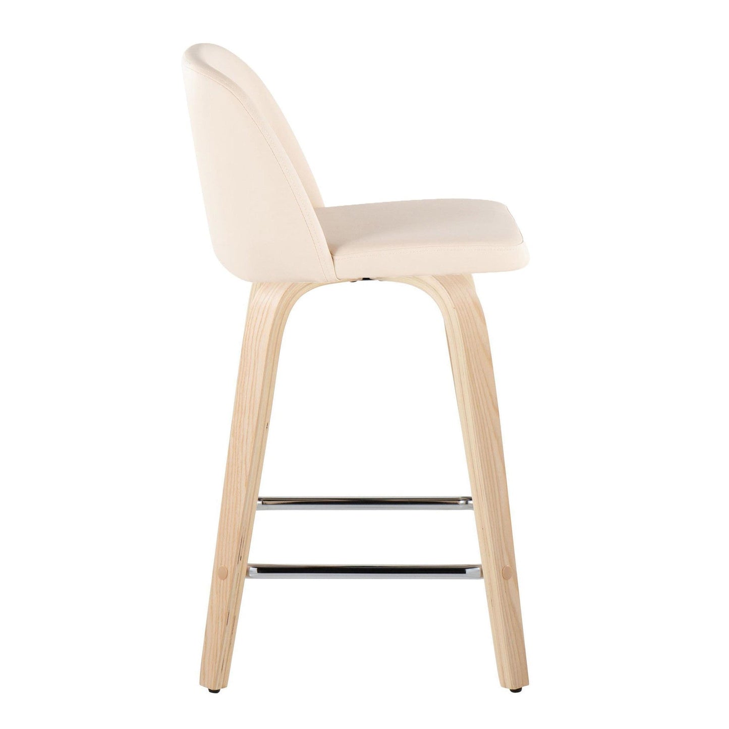 Majestic Office Furniture 24" Fixed-Height Counter Stool - Set of 2