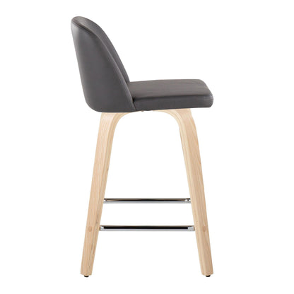 Majestic Office Furniture 24" Fixed-Height Counter Stool - Set of 2