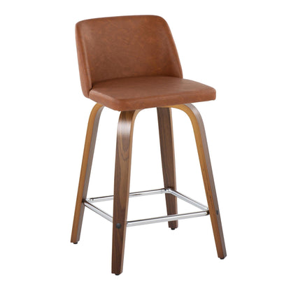 Majestic Office Furniture 24" Fixed-Height Counter Stool - Set of 2