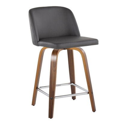 Majestic Office Furniture 24" Fixed-Height Counter Stool - Set of 2