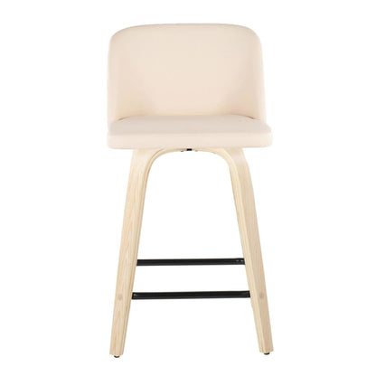 Majestic Office Furniture 24" Fixed-Height Counter Stool - Set of 2