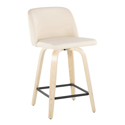 Majestic Office Furniture 24" Fixed-Height Counter Stool - Set of 2