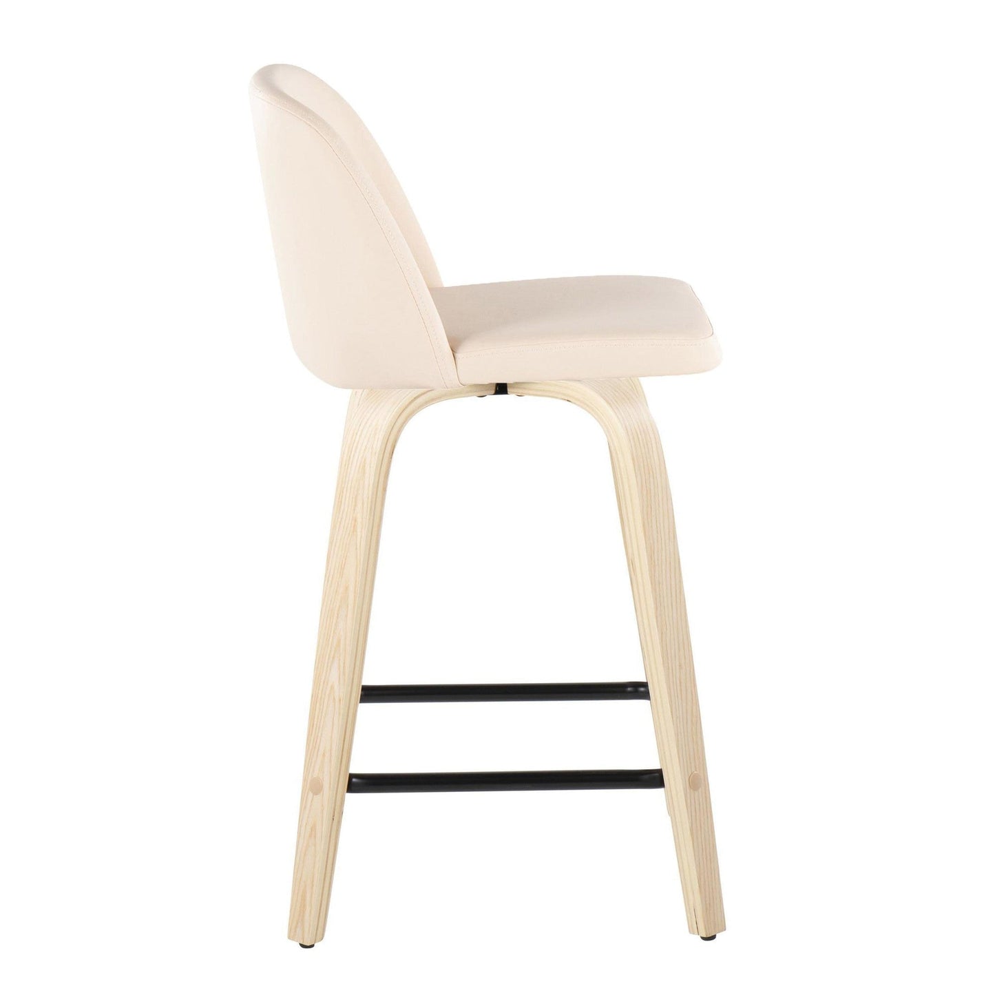 Majestic Office Furniture 24" Fixed-Height Counter Stool - Set of 2