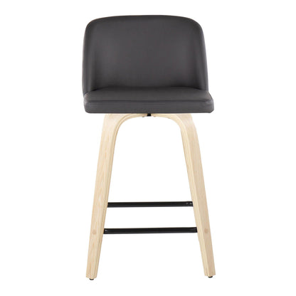 Majestic Office Furniture 24" Fixed-Height Counter Stool - Set of 2
