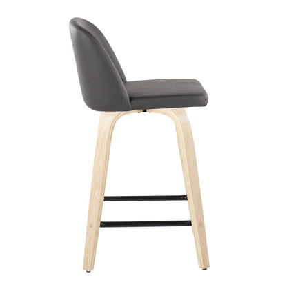Majestic Office Furniture 24" Fixed-Height Counter Stool - Set of 2