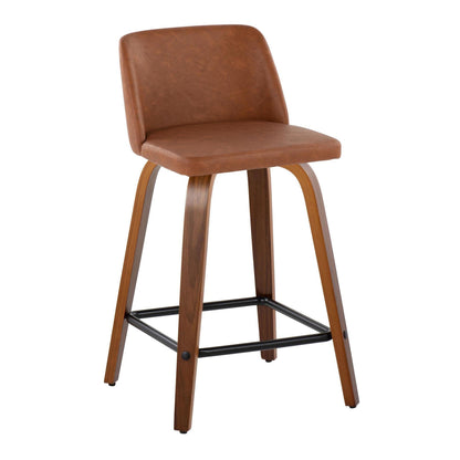 Majestic Office Furniture 24" Fixed-Height Counter Stool - Set of 2