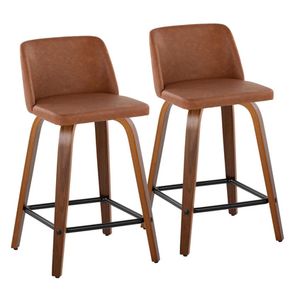 Majestic Office Furniture 24" Fixed-Height Counter Stool - Set of 2