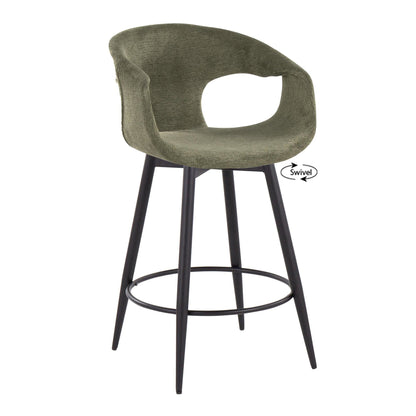 Majestic Office Furniture 25" Fixed-Height Counter Stool - Set of 2
