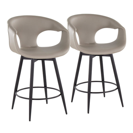 Majestic Office Furniture 25" Fixed-Height Counter Stool - Set of 2