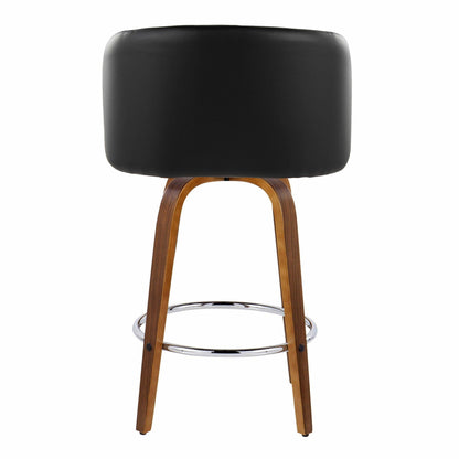 Majestic Office Furniture 25" Fixed-Height Counter Stool - Set of 2