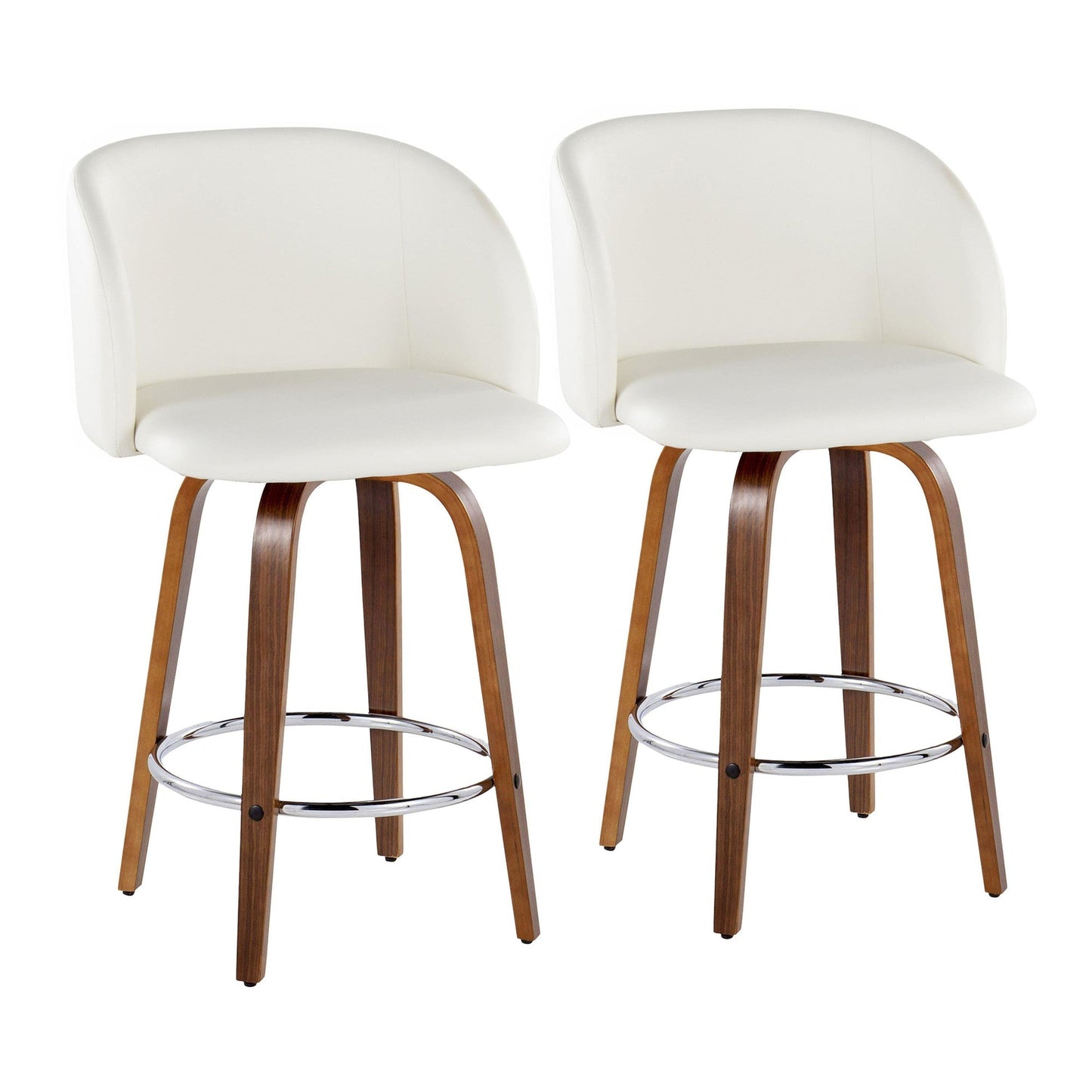 Majestic Office Furniture 25" Fixed-Height Counter Stool - Set of 2
