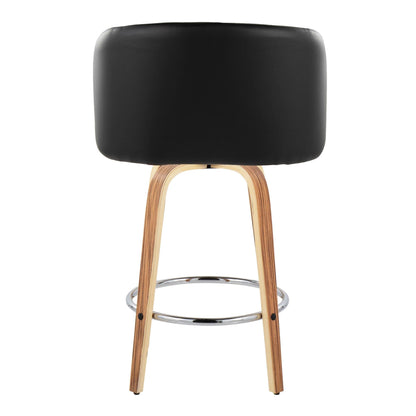 Majestic Office Furniture 25" Fixed-Height Counter Stool - Set of 2