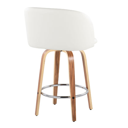 Majestic Office Furniture 25" Fixed-Height Counter Stool - Set of 2