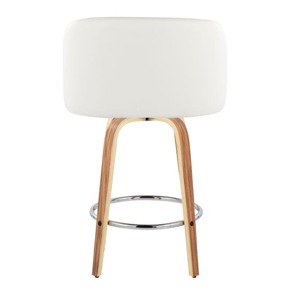 Majestic Office Furniture 25" Fixed-Height Counter Stool - Set of 2