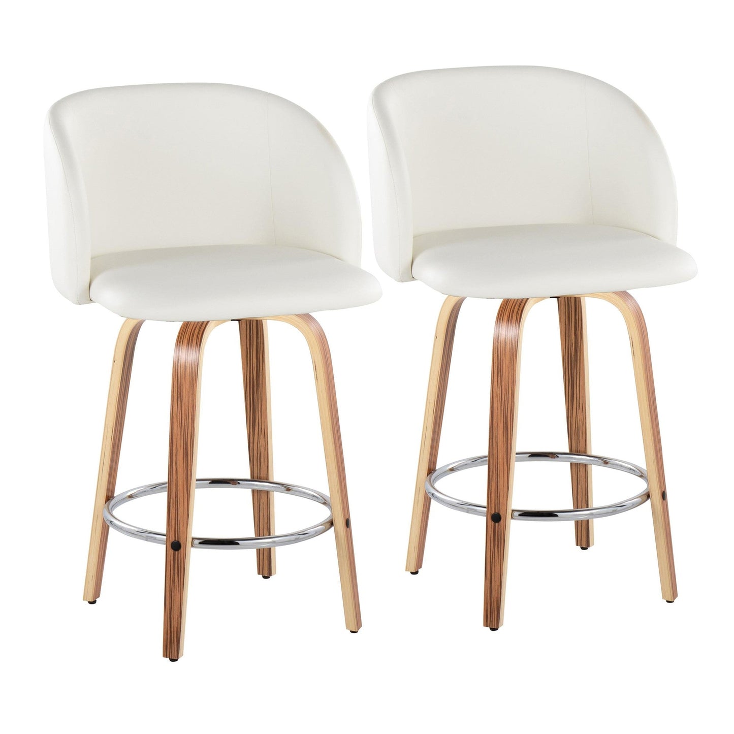 Majestic Office Furniture 25" Fixed-Height Counter Stool - Set of 2