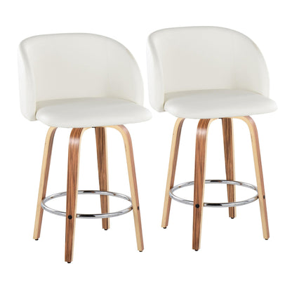 Majestic Office Furniture 25" Fixed-Height Counter Stool - Set of 2