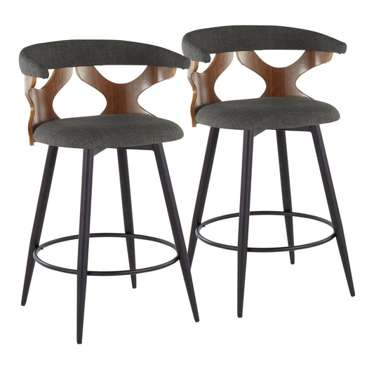 Majestic Office Furniture 25" Fixed-Height Counter Stool - Set of 2