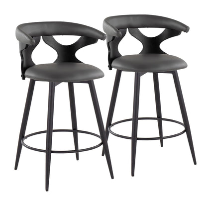 Majestic Office Furniture 25" Fixed-Height Counter Stool - Set of 2