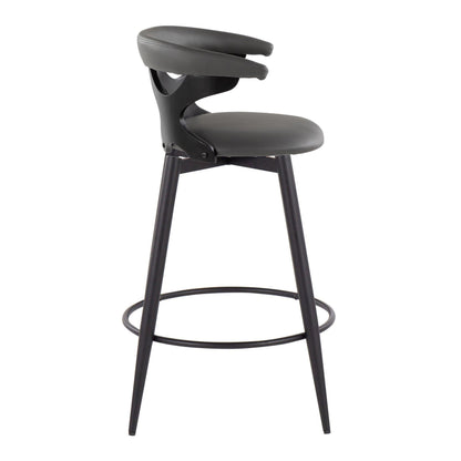 Majestic Office Furniture 25" Fixed-Height Counter Stool - Set of 2