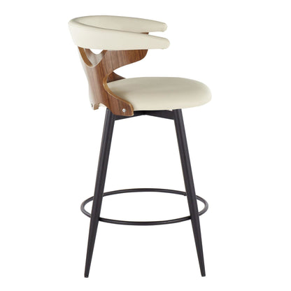 Majestic Office Furniture 25" Fixed-Height Counter Stool - Set of 2