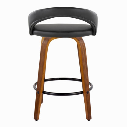 Majestic Office Furniture Upholstered 26" Fixed-Height Counter Stool - Set of 2