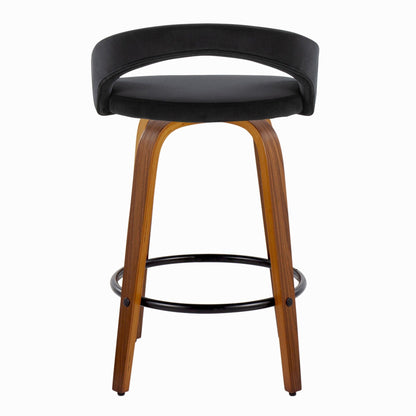 Majestic Office Furniture Upholstered 26" Fixed-Height Counter Stool - Set of 2