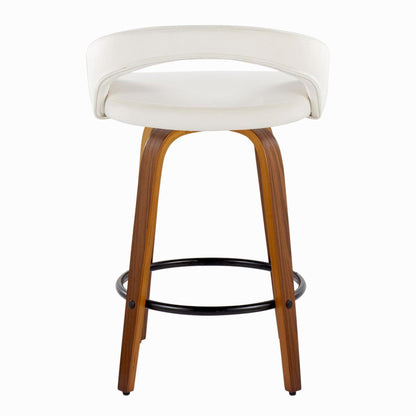 Majestic Office Furniture Upholstered 26" Fixed-Height Counter Stool - Set of 2