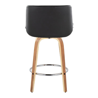 Majestic Office Furniture 25" Fixed-Height Counter Stool - Set of 2