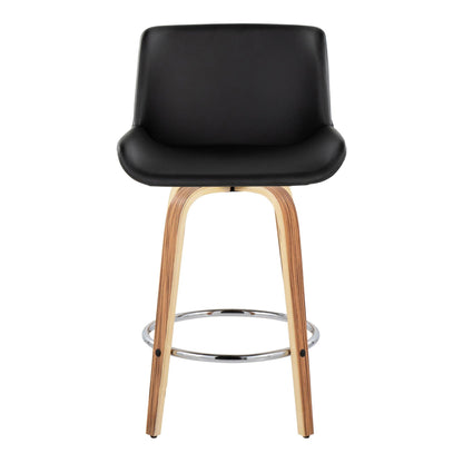 Majestic Office Furniture 25" Fixed-Height Counter Stool - Set of 2