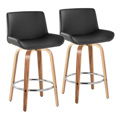Majestic Office Furniture 25" Fixed-Height Counter Stool - Set of 2