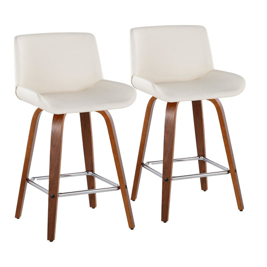 Majestic Office Furniture 25" Fixed-Height Counter Stool - Set of 2