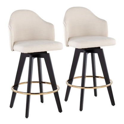 Majestic Office Furniture 26" Fixed-Height Counter Stool - Set of 2