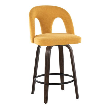 Majestic Office Furniture Upholstered 26" Fixed-Height Counter Stool - Set of 2