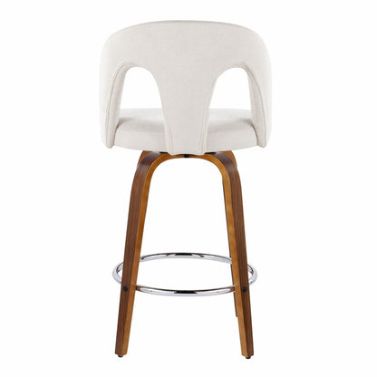 Majestic Office Furniture Upholstered 26" Fixed-Height Counter Stool - Set of 2