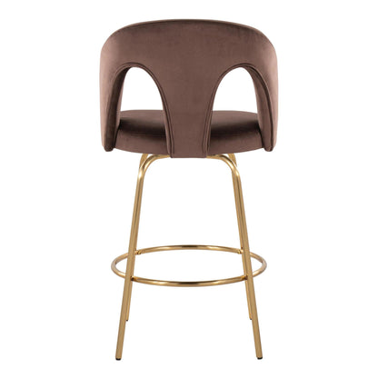 Majestic Office Furniture Upholstered 26" Fixed-Height Counter Stool - Set of 2