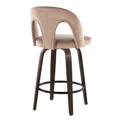 Majestic Office Furniture Upholstered 26" Fixed-Height Counter Stool - Set of 2