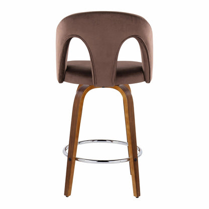Majestic Office Furniture Upholstered 26" Fixed-Height Counter Stool - Set of 2