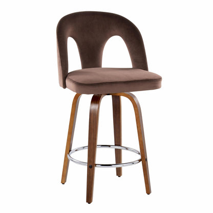 Majestic Office Furniture Upholstered 26" Fixed-Height Counter Stool - Set of 2
