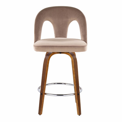 Majestic Office Furniture Upholstered 26" Fixed-Height Counter Stool - Set of 2