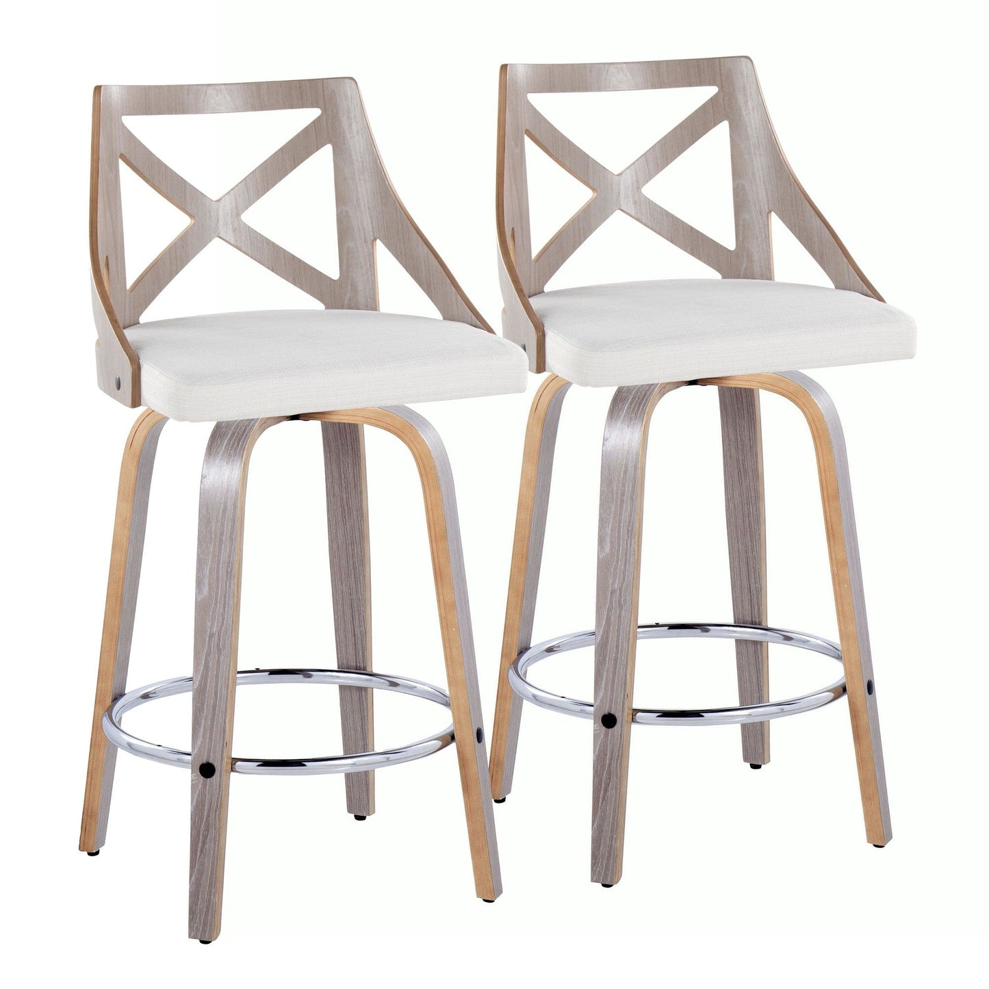 Majestic Office Furniture 26" Fixed-Height Counter Stool - Set of 2