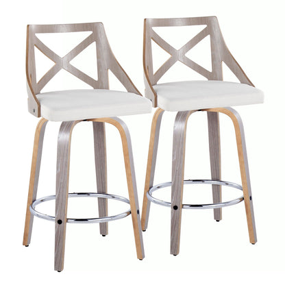 Majestic Office Furniture 26" Fixed-Height Counter Stool - Set of 2