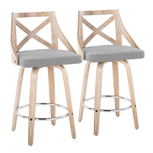 Majestic Office Furniture 26" Fixed-Height Counter Stool - Set of 2