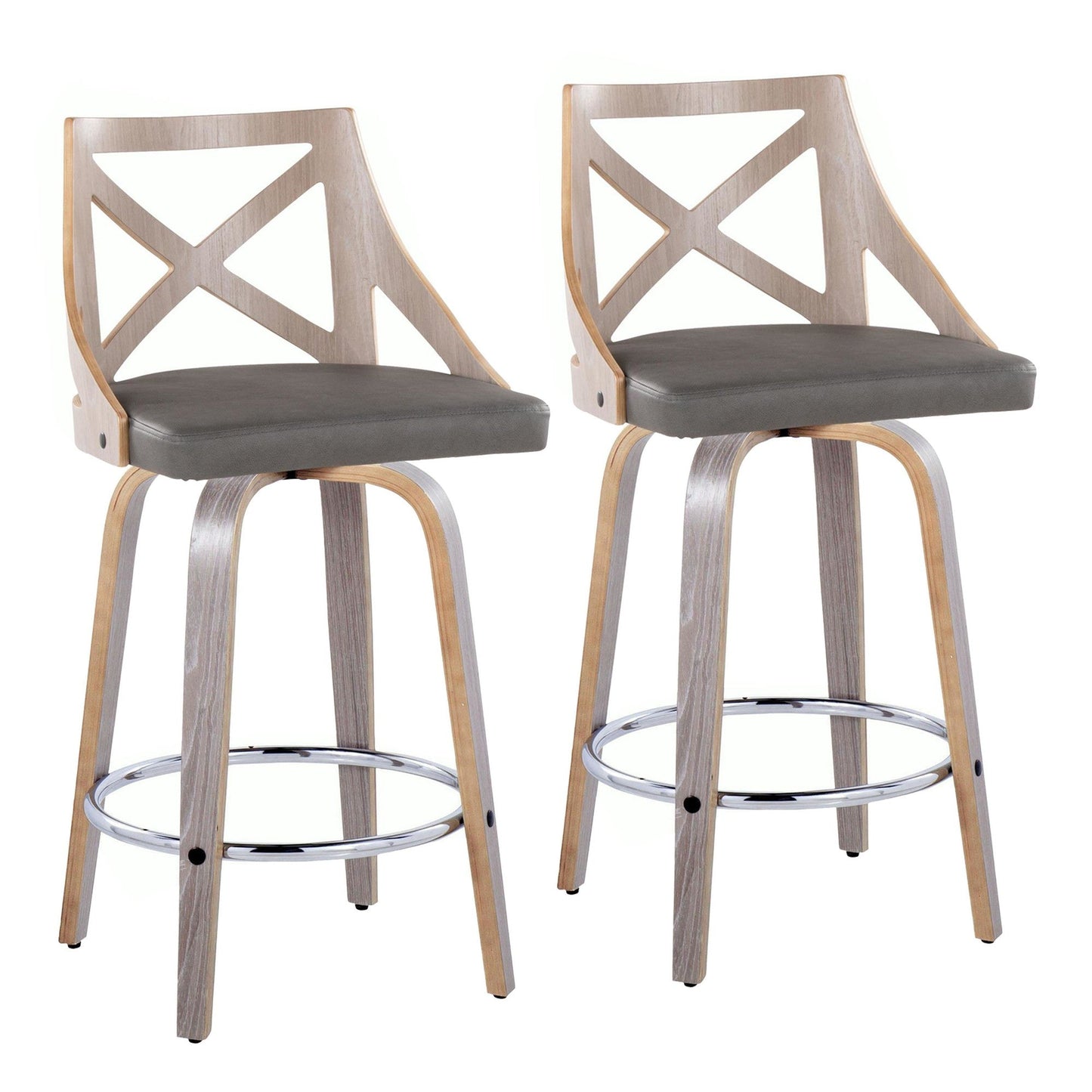 Majestic Office Furniture 26" Fixed-Height Counter Stool - Set of 2